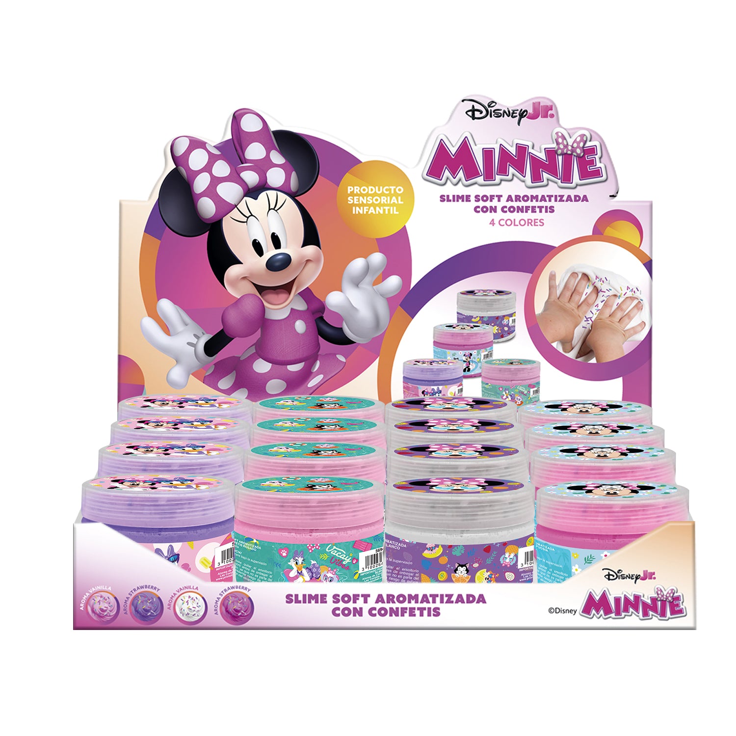 Slime Soft Aromatizada con Confetis Minnie | Disney
